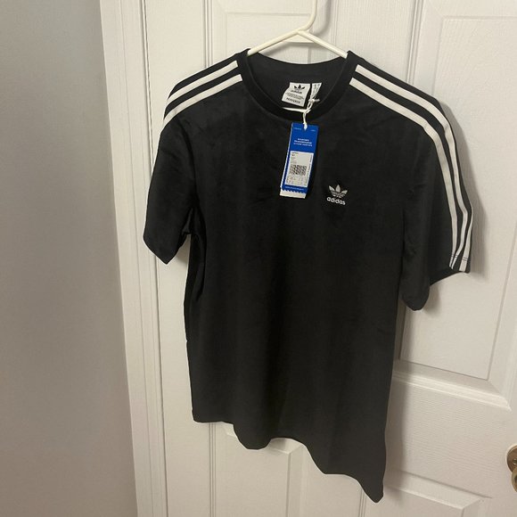 Adidas Classics Corded Velour Loose Tee - Picture 3 of 6